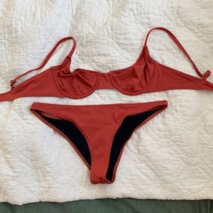 Solid & Striped Bikini | Small Top, Medium Bottoms